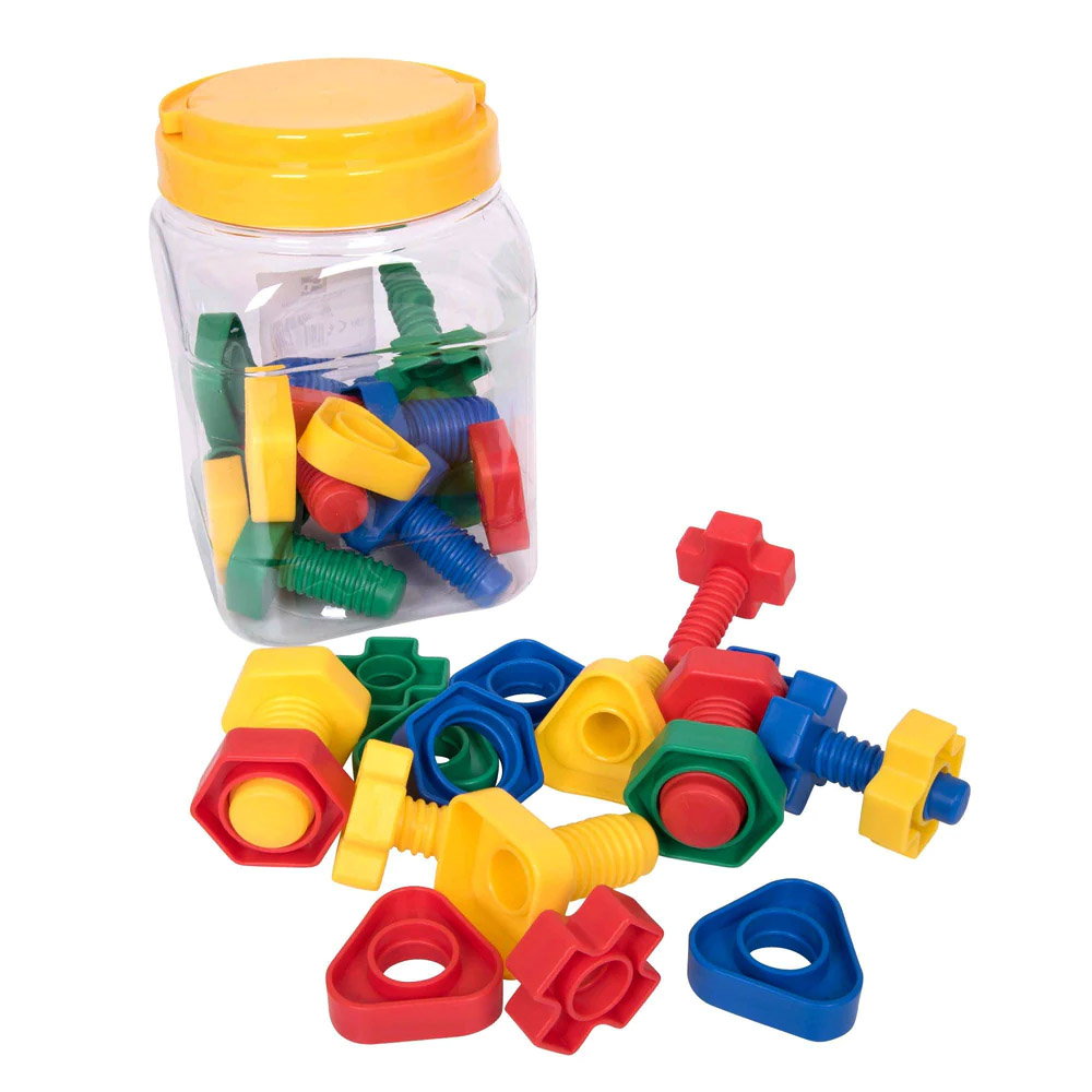 Set Șuruburi și Piulițe Mari, 32 piese - Edx Education - Default Title [ps:32535f56-05c7-4ba2-bf64-939e2a283b54]