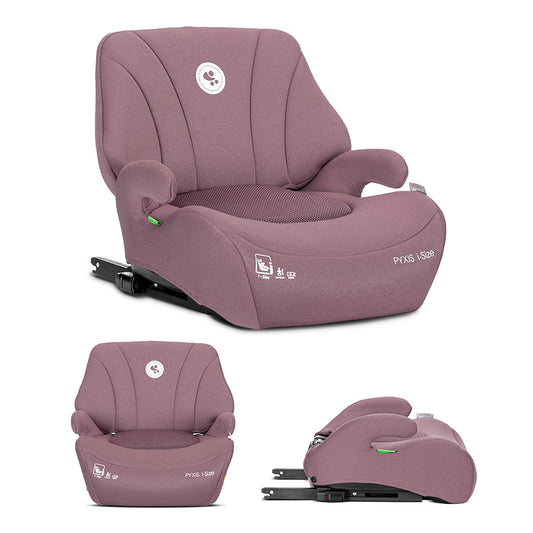 Înalțător Auto Lorelli Pyxis i-Size Isofix, 6-12 ani, Black - Pink [ps:629a54c0-dab4-420a-9033-349caea0eff4]