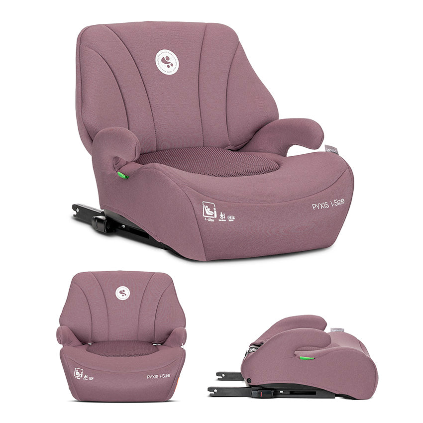 Înalțător Auto Lorelli Pyxis i-Size Isofix, 6-12 ani, Black - Pink [ps:629a54c0-dab4-420a-9033-349caea0eff4]