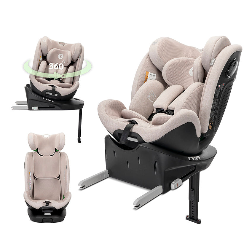 Scaun Auto Lorelli Perseus i-Size, Bază Rotativă, 0-12 ani - Beige [ps:3b52fcdf-ba79-408c-aaf8-511be4c338a3]
