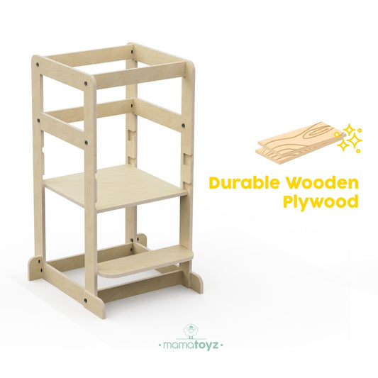 Turn de invatare multifunctional Kule Lite, Natur, MamaToyz - Default Title [ps:651e9792-9ed8-4efb-8819-cb6753245304]