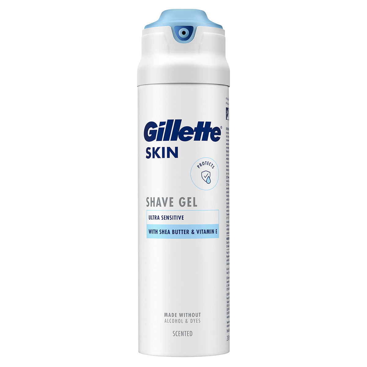 GILLETTE Skin Ultra Sensitive, gel de ras, cu unt de shea si vit E, 200 ml [ps:0b3e8dbf-d878-41f4-b749-11d3e218328e]