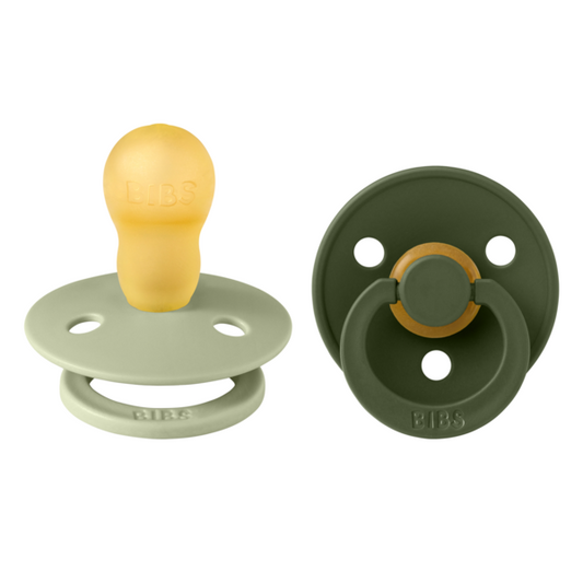 Set 2 Suzete BIBS Colour Latex, Tetina Simetrică, 0 luni - Sage [ps:1dcdd980-9c0c-4a42-b91b-6c20d49cac2c]