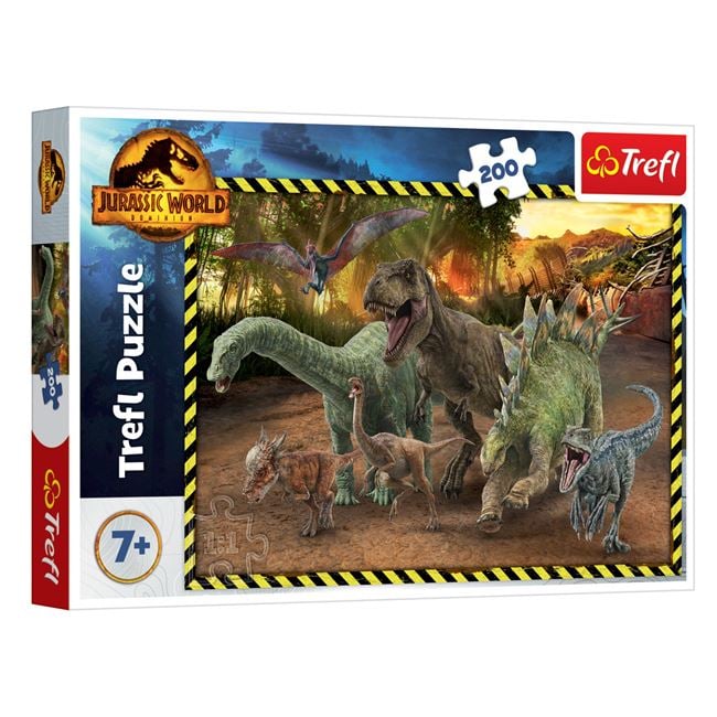 Puzzle Jurassic World Dinozauri 200 piese - Trefl/Jumbo - Default Title [ps:410f409e-47e9-4551-827b-85f471696965]