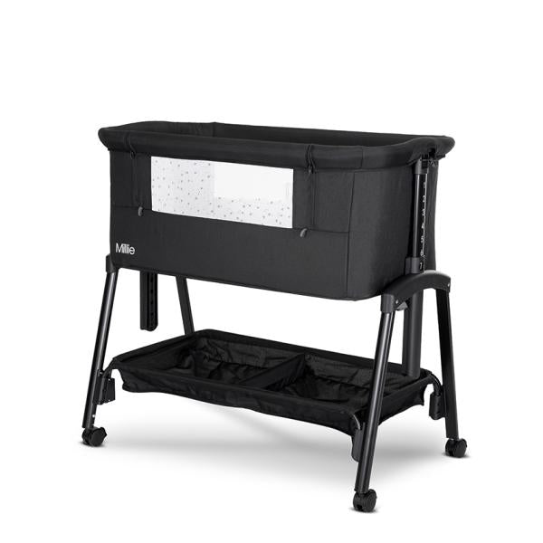 Pătuț Pliabil Co-Sleeper Lorelli Millie, Beige, 0 luni+ - Black [ps:48583bd8-a8a2-4f14-a676-a3101436198a]