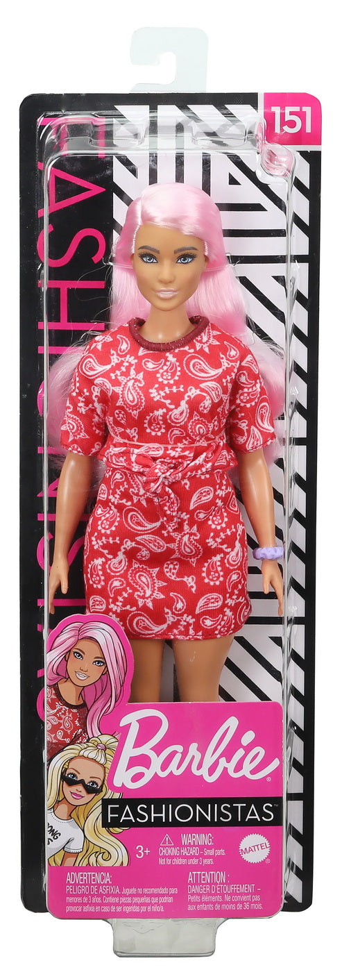 PAPUSA BARBIE FASHIONISTA CU PARUL ROZ [ps:d74a7f0a-2293-4589-bdf1-2d91f103f163]