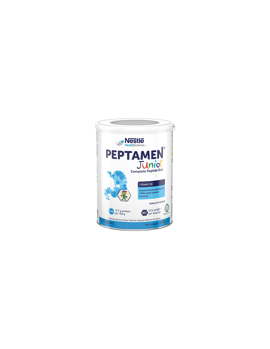 NESTLE PEPTAMEN Junior, formula speciala lapte praf, pentru regimul copiilor intre 1-10 ani cu disfunctii gastrointestinale, 400 g [ps:e97b095c-4778-4369-9fd6-5be54d9ba06a]