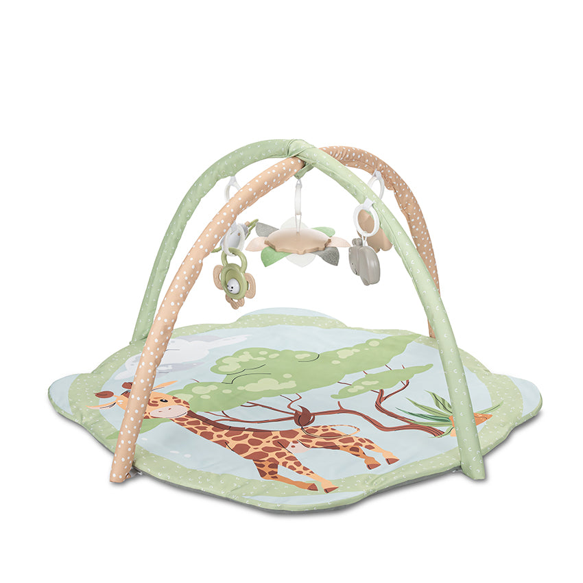 Saltea Activități Lorelli Safari Friends, Hippo Grey - Giraffe Green [ps:73341ca8-0227-4088-8984-a907339b251e]