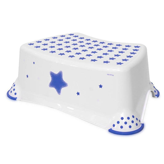 Inaltator Baie Antiderapant Lorelli, Stars White - Stars Blue [ps:0b743b96-60d7-43cd-9bfb-3446393ff5a1]