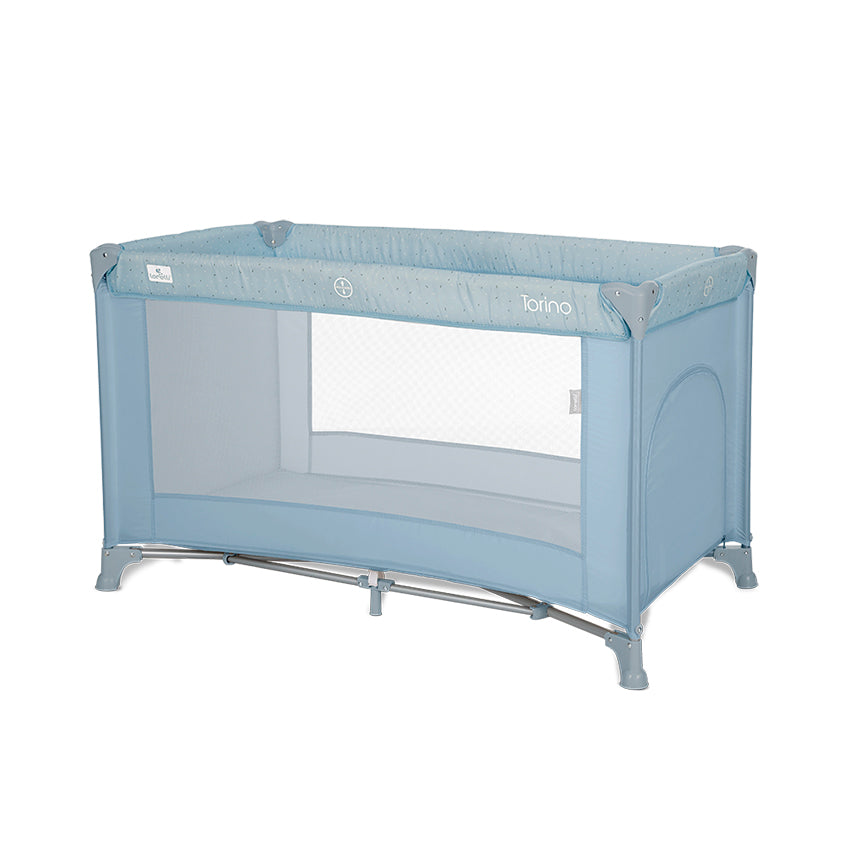 Pătuț Pliabil Lorelli Torino, 1 Nivel, Lemon Curry Floral - Blue [ps:932401d8-55a8-41a7-9a64-8d01e02ad47a]