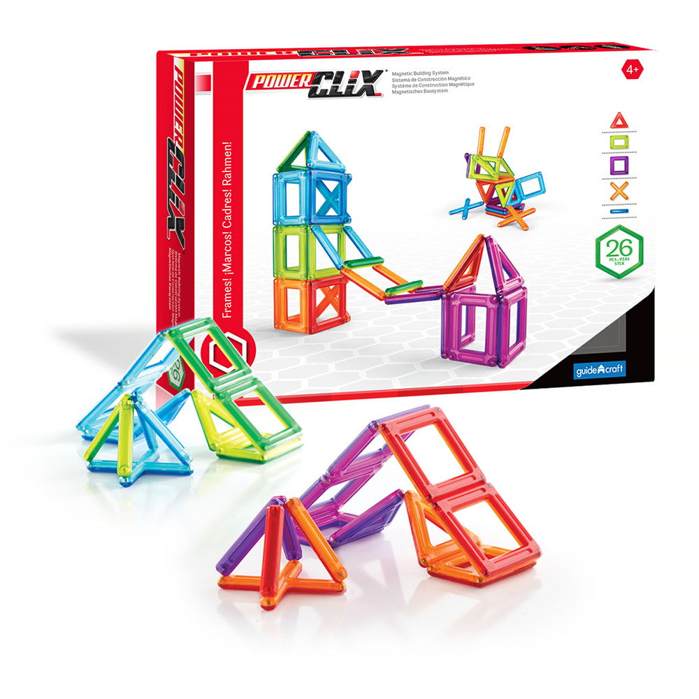 PowerClix Frames Set Magnetic 26 Piese Guidecraft - Default Title [ps:031a0b5c-c3fe-4eb9-b96e-e839413d39d3]