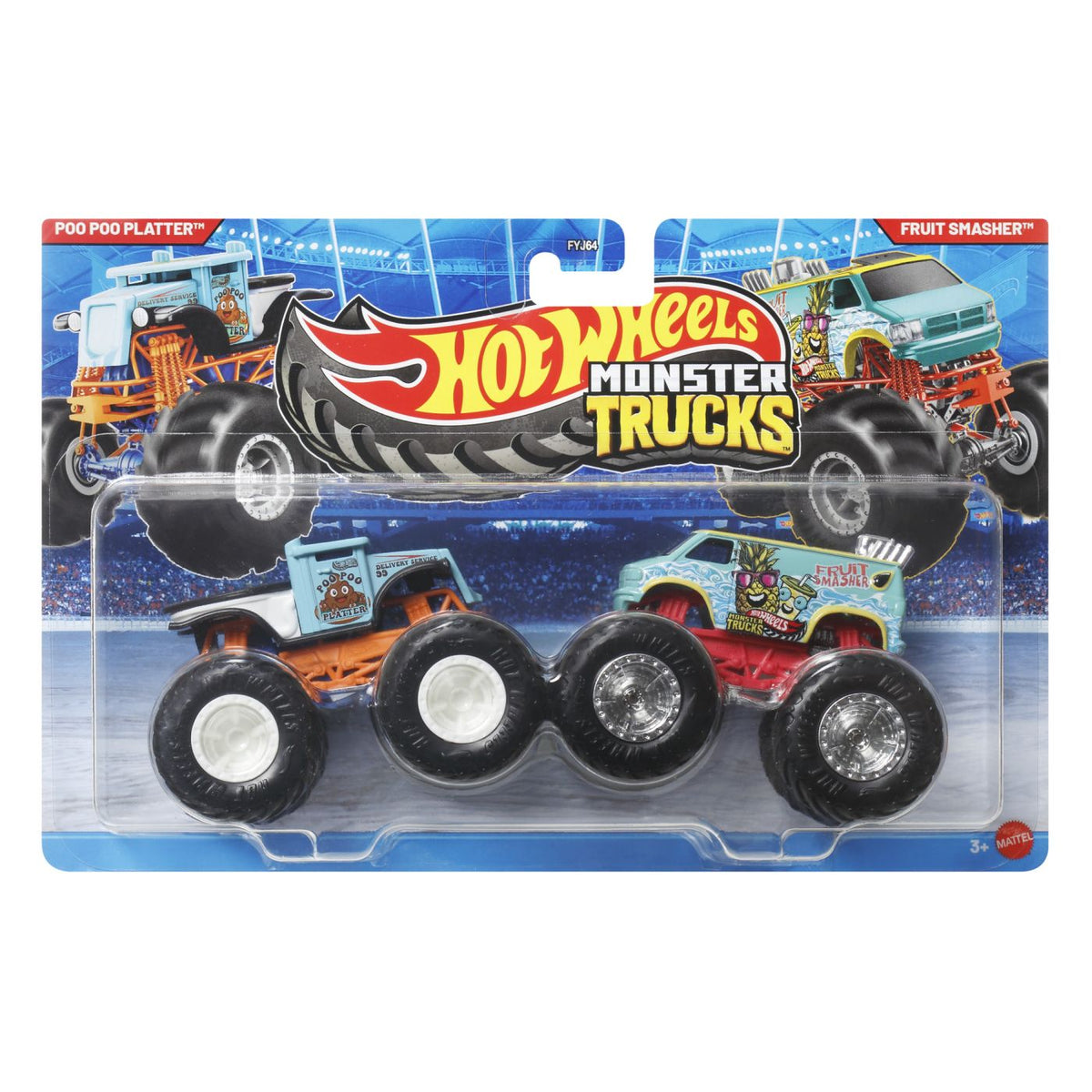 Set Hot Wheels Monster Trucks Poo Poo & Fruit Smasher - - Default Title [ps:9cbe05b3-54fa-40ba-9089-7b78977fcfd4]