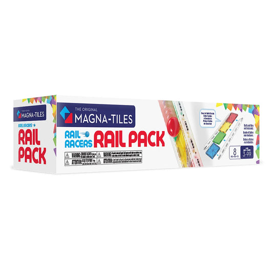 MAGNA-TILES Rail Racer - Set Extensie Șine, 8 Piese - Default Title [ps:1090bfe5-429e-4291-886c-6c0545f03053]