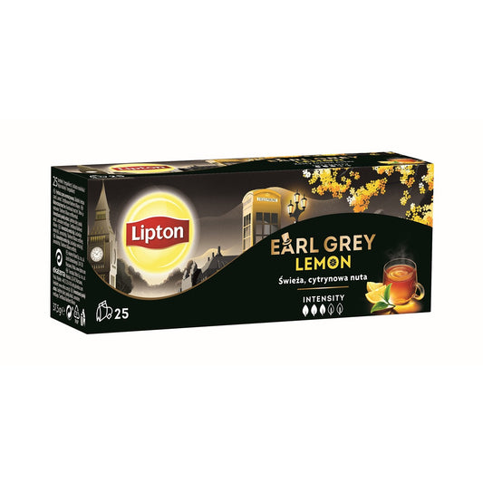 LIPTON Earl Grey, ceai, Negru, 25 pliculete [ps:a74a8b54-43ca-4056-9860-0875849f857e]