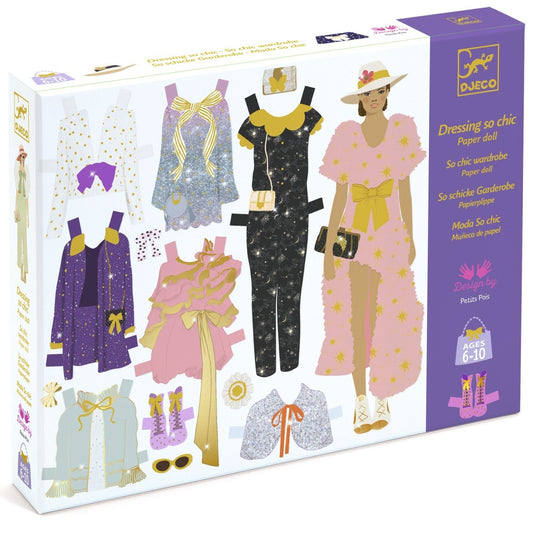 Joc Creativ So Chic Djeco - Set Garderobă pentru Copii - Default Title [ps:106e58ec-76c2-482a-bb66-c56311f09cde]