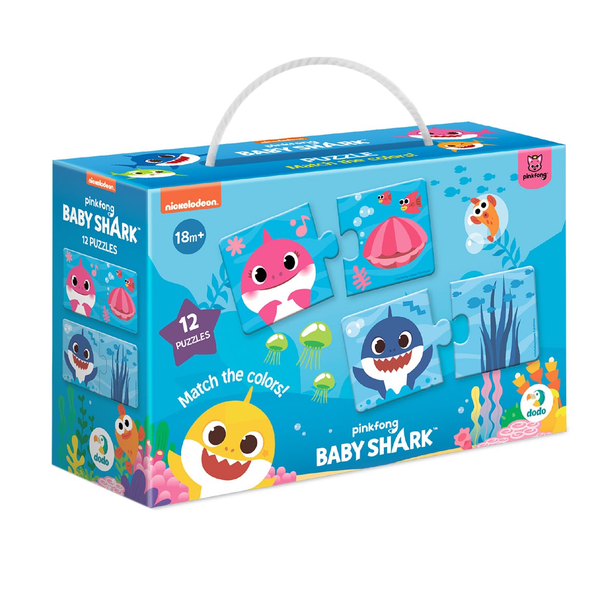 Puzzle Duo Potrivire Culori Baby Shark - Dodo Toys - Default Title [ps:b30562d7-b5c0-41bf-be3c-d05f91d478f2]