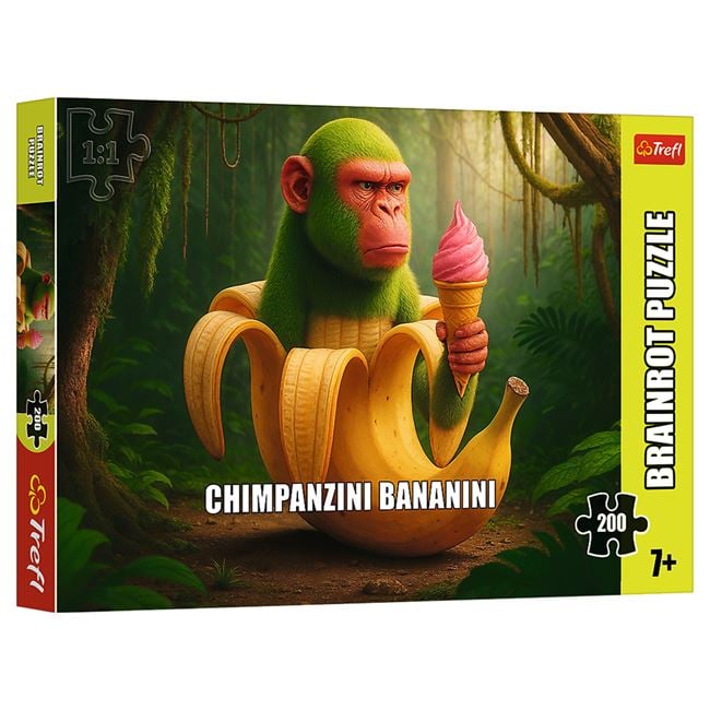 Puzzle Brainrots Chimpanzini Bananini 200 Piese - Trefl - Default Title [ps:070564e0-753b-4e70-8f97-123cf7252363]