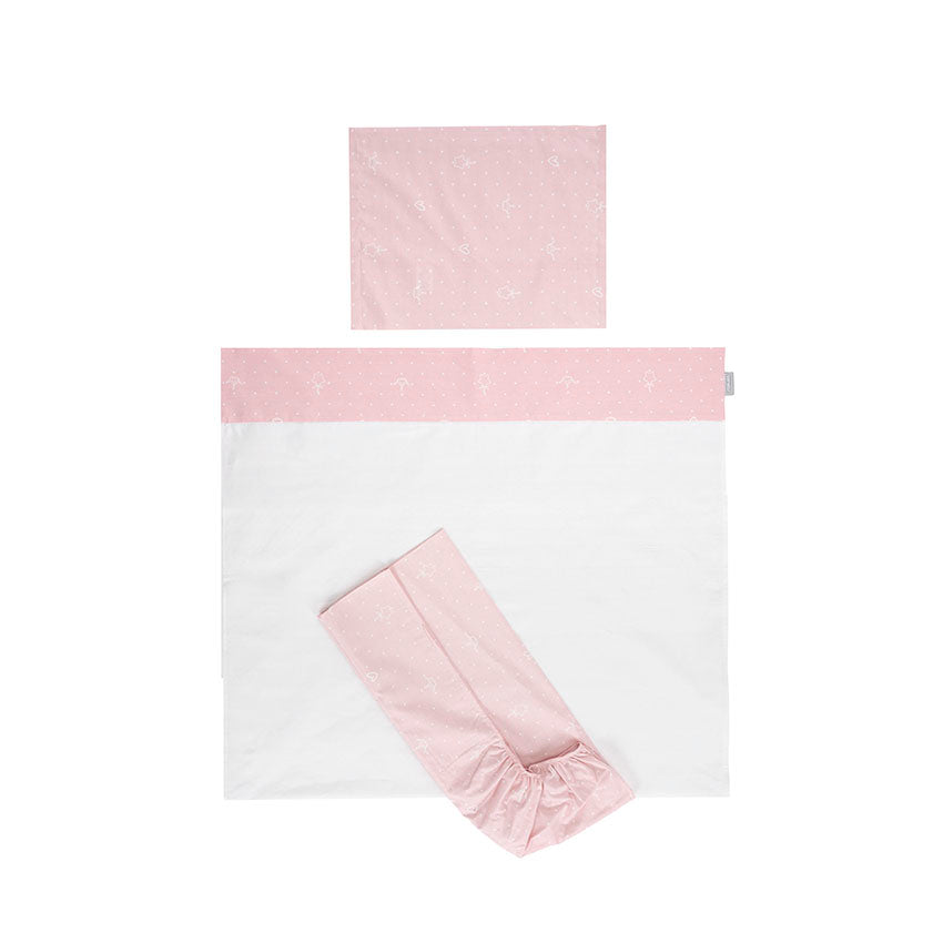 Set lenjerie pat 60 x 120 cm Tiny Dream, 3 piese, bumbac ranforce [ps:bcdef09b-238e-4343-b471-ffe7955c4dd5]