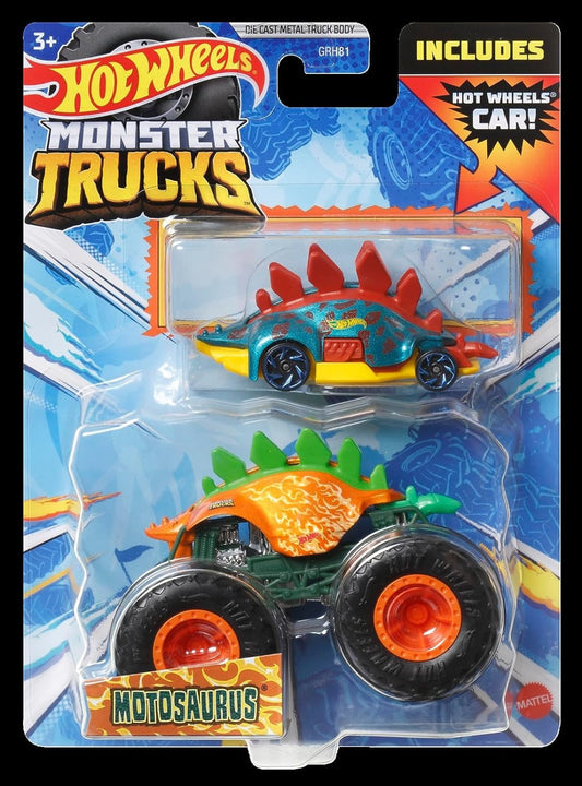 HOT WHEELS MONSTER TRUCK SI MASINUTA METALICA MOTOSAURUS - Default Title [ps:9d64a9a7-5b99-4c24-a72b-2d3f33bb03ba]