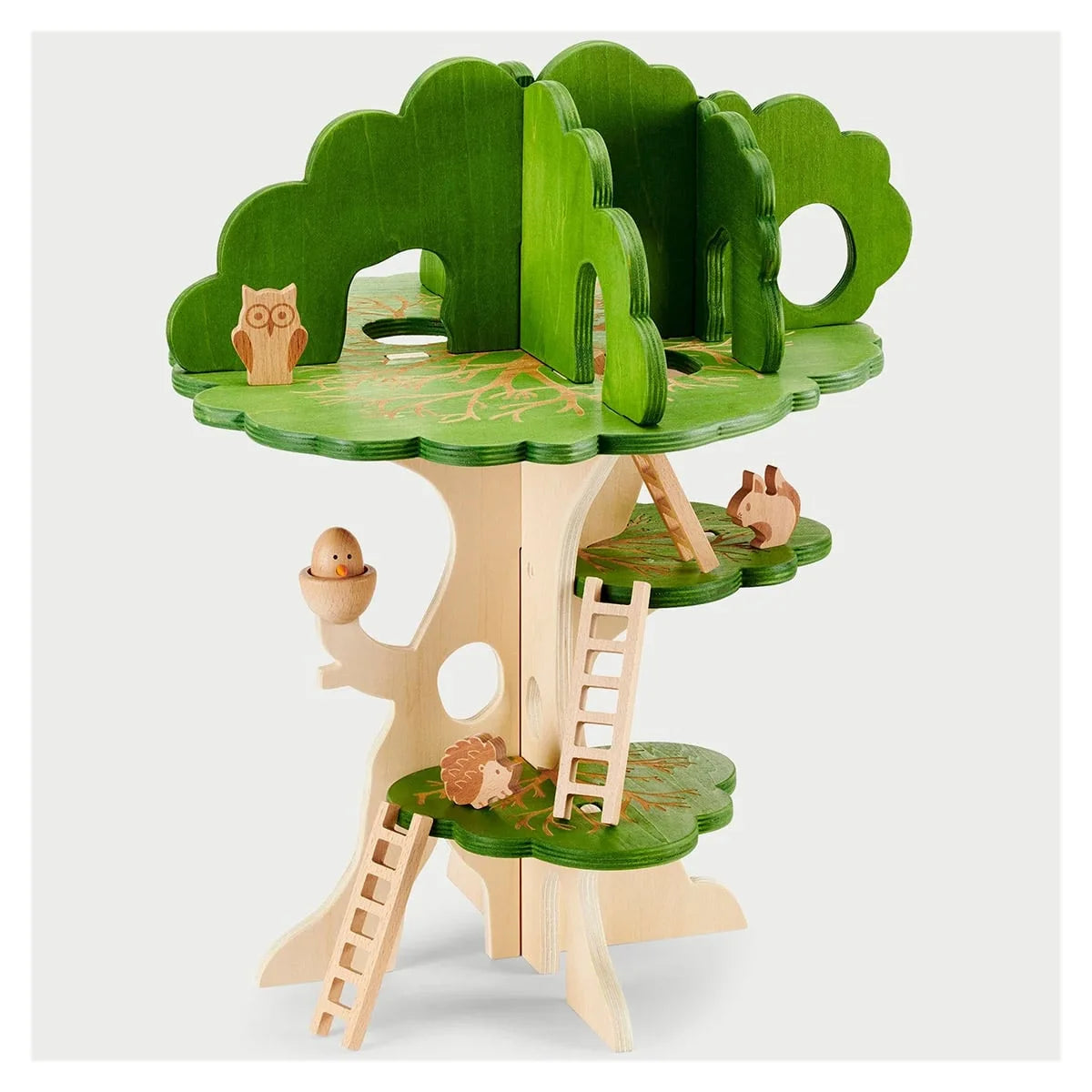 Căsuța din pădure, set lemn cu accesorii Tickit - Default Title [ps:2d458456-3185-4993-9992-c1f50060a66d]