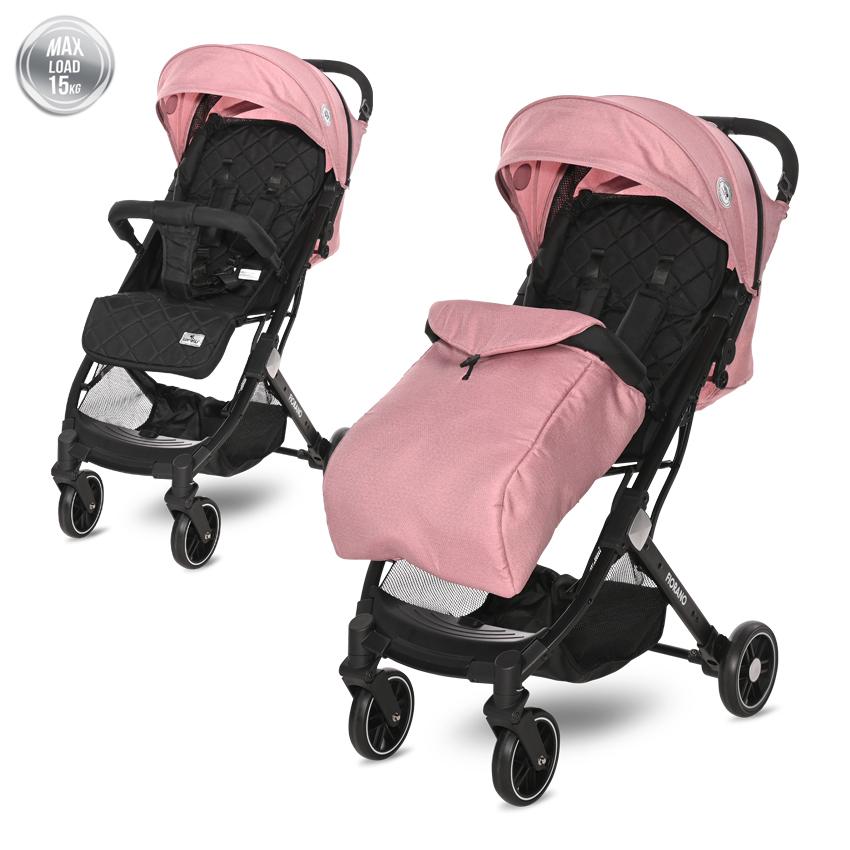 Cărucior Lorelli Fiorano Trooper Gri, 0 luni - 3 ani - roz quartz [ps:6bcb5b8d-44f8-4b9c-9b06-540447d47d87]