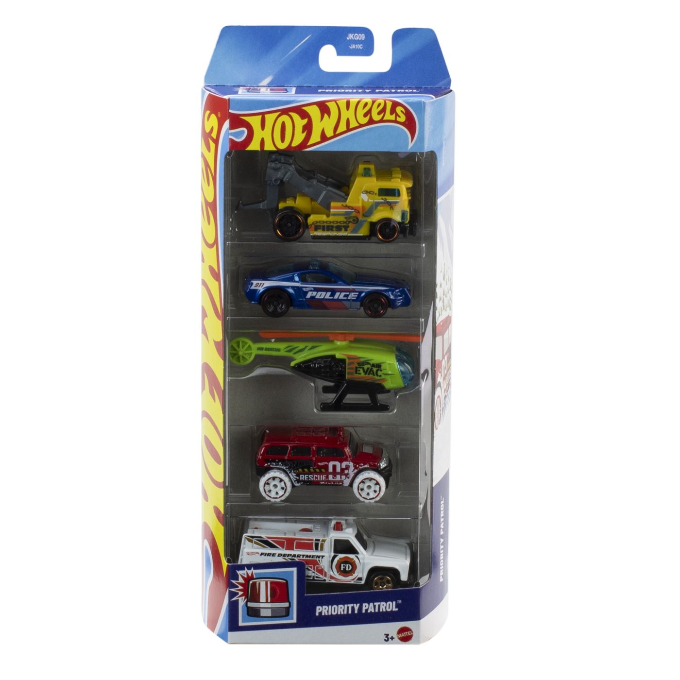 Set 5 Mașini Hot Wheels Priority Patrol - Mattel - Default Title [ps:230e5401-4d71-450e-baf5-1149faf2a915]