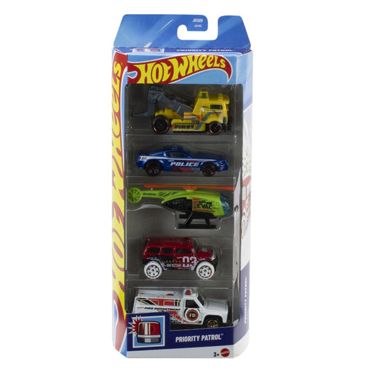 Set 5 Mașini Hot Wheels Priority Patrol - Mattel - Default Title [ps:230e5401-4d71-450e-baf5-1149faf2a915]