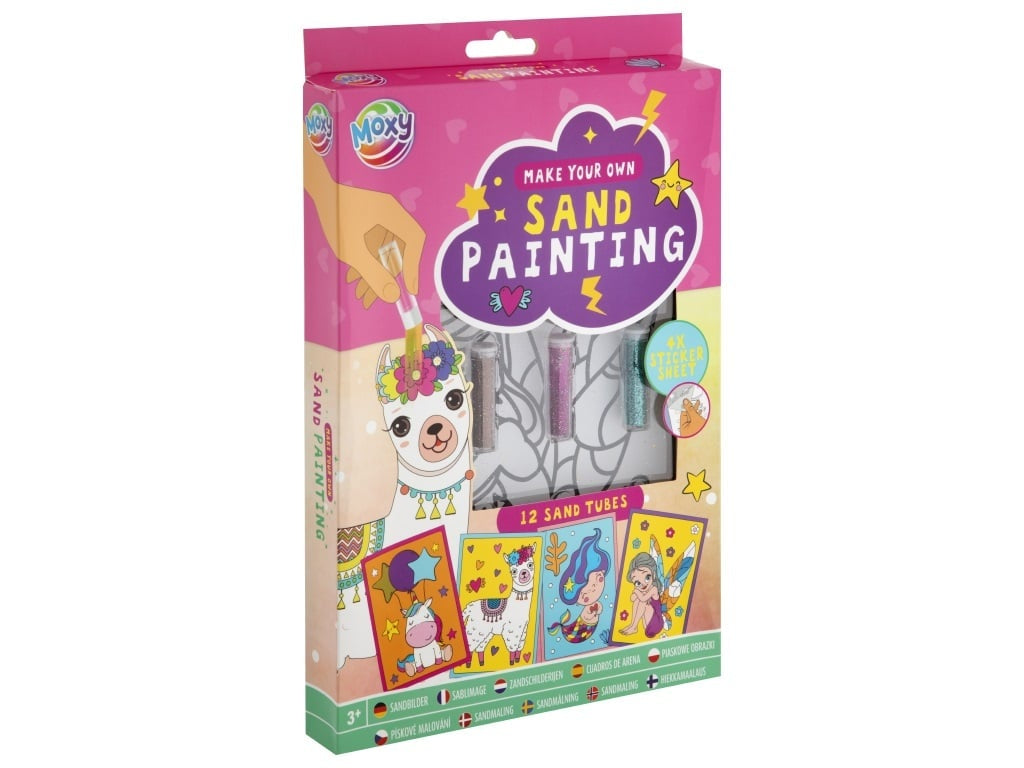 Set Pictură cu Nisip Animale Drăgălașe Moxy - DIY Copii - Default Title [ps:63aa9c7b-6841-4390-8d1e-37fca8c3d641]