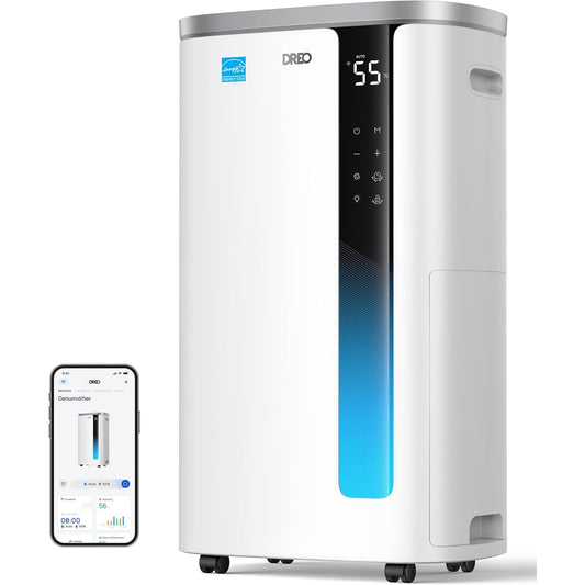 Dezumidificator Smart Dreo HDH003S, 7L, Wi-Fi - Alb - Default Title [ps:0adceac7-ff72-4a4b-9a11-25d7fc6faaf1]