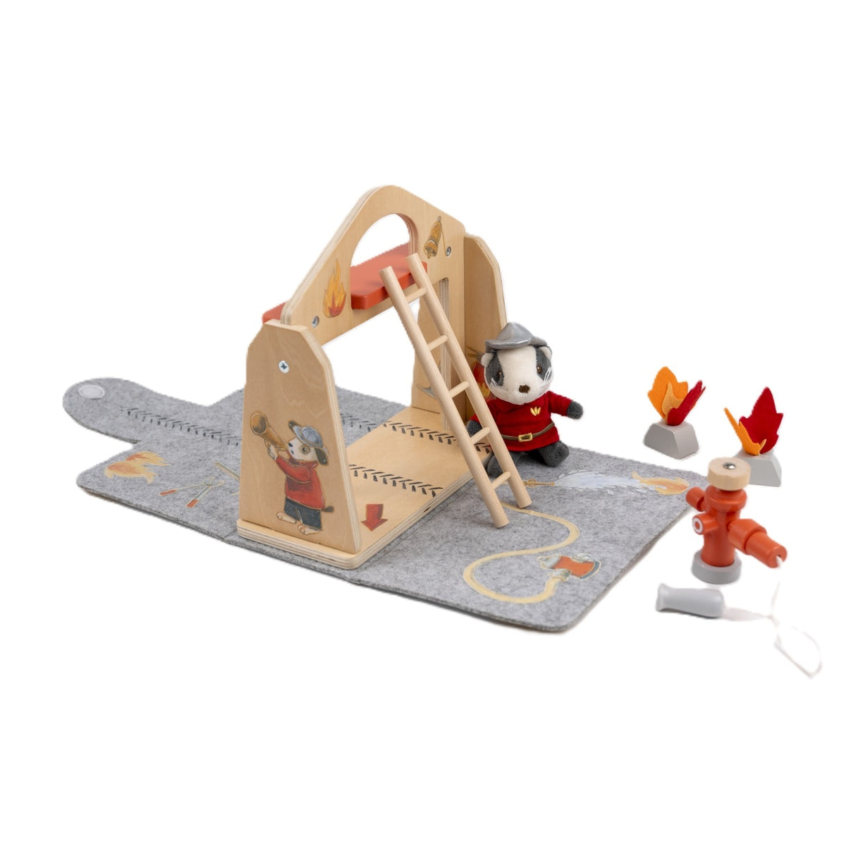 Stația de Pompieri cu Mini Figurină Egmont Toys - Default Title [ps:46dd4d76-0825-470b-a76d-6993f05082db]