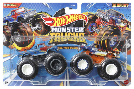 HOT WHEELS MONSTER TRUCK SET 2 MASINI SCARA 1 LA 64 - Bigbite [ps:68b178d2-1a1a-4a6a-bc75-61d4f81c38b1]