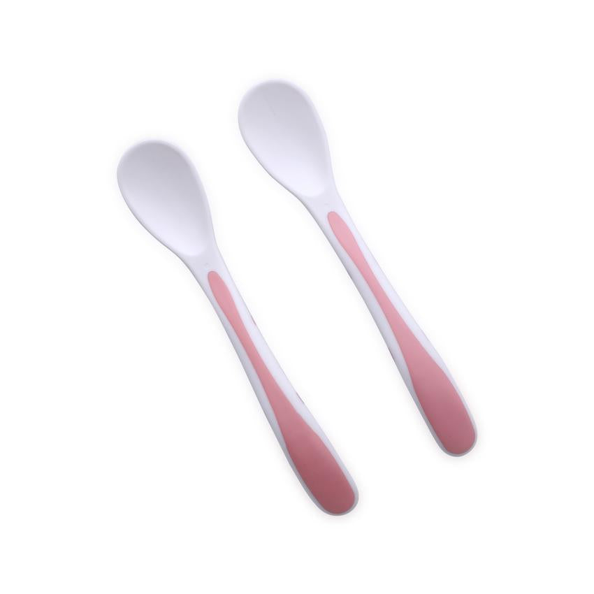 Set 2 Lingurițe cu Suport Lorelli, Pink - Accesorii Hrănire - roz [ps:dc37695b-35cb-43bf-87e0-2982b796f538]