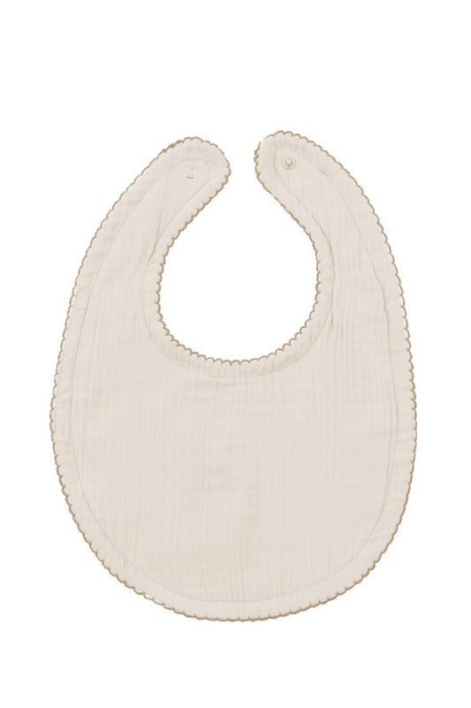 Baveta din muselina, BabyJem, 23x32 cm (Culoare: Ecru) [ps:2395e8da-ea82-4bea-8b5c-8fb91f8796f9]