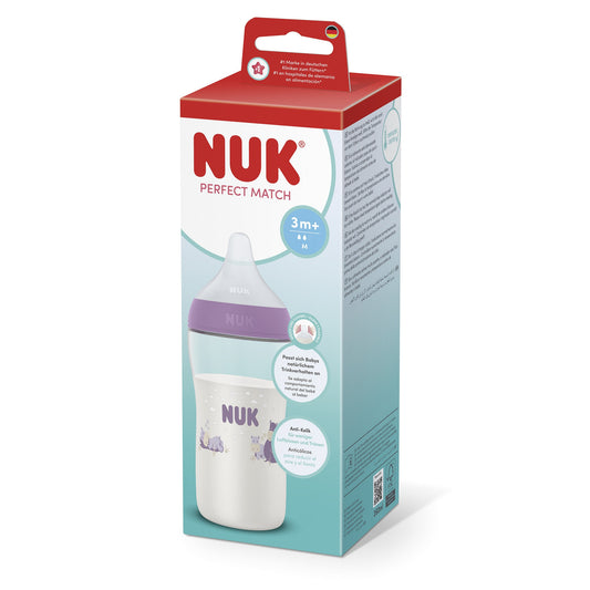 NUK PM BIB PP TC 260ML ALB TET.SI 3+ FLUX M - Roz [ps:4db067d8-e88a-42f9-9f42-8384c0cd6404]