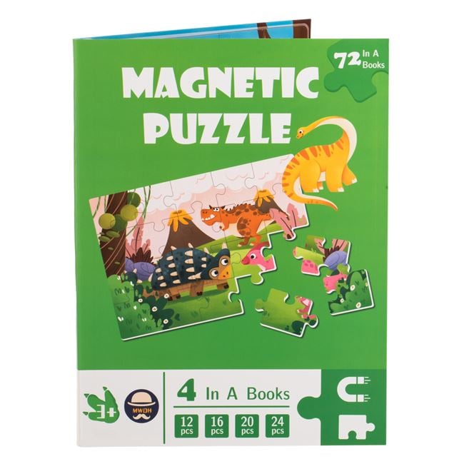 Puzzle Magnetic 4 Imagini Fructe, Mașini, Animale - Jumbo - Dinozauri [ps:bdd18351-c0ff-42a9-ab7c-08d993687c17]