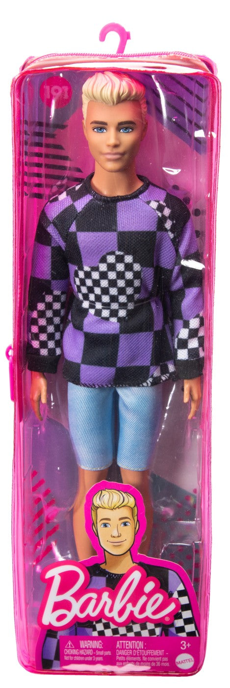 BARBIE PAPUSA BAIAT FASHIONISTAS BLOND CU BLUZA CU - Imprimeu geometric [ps:7d1218c5-cbba-42a7-ad84-bae0f2948a79]