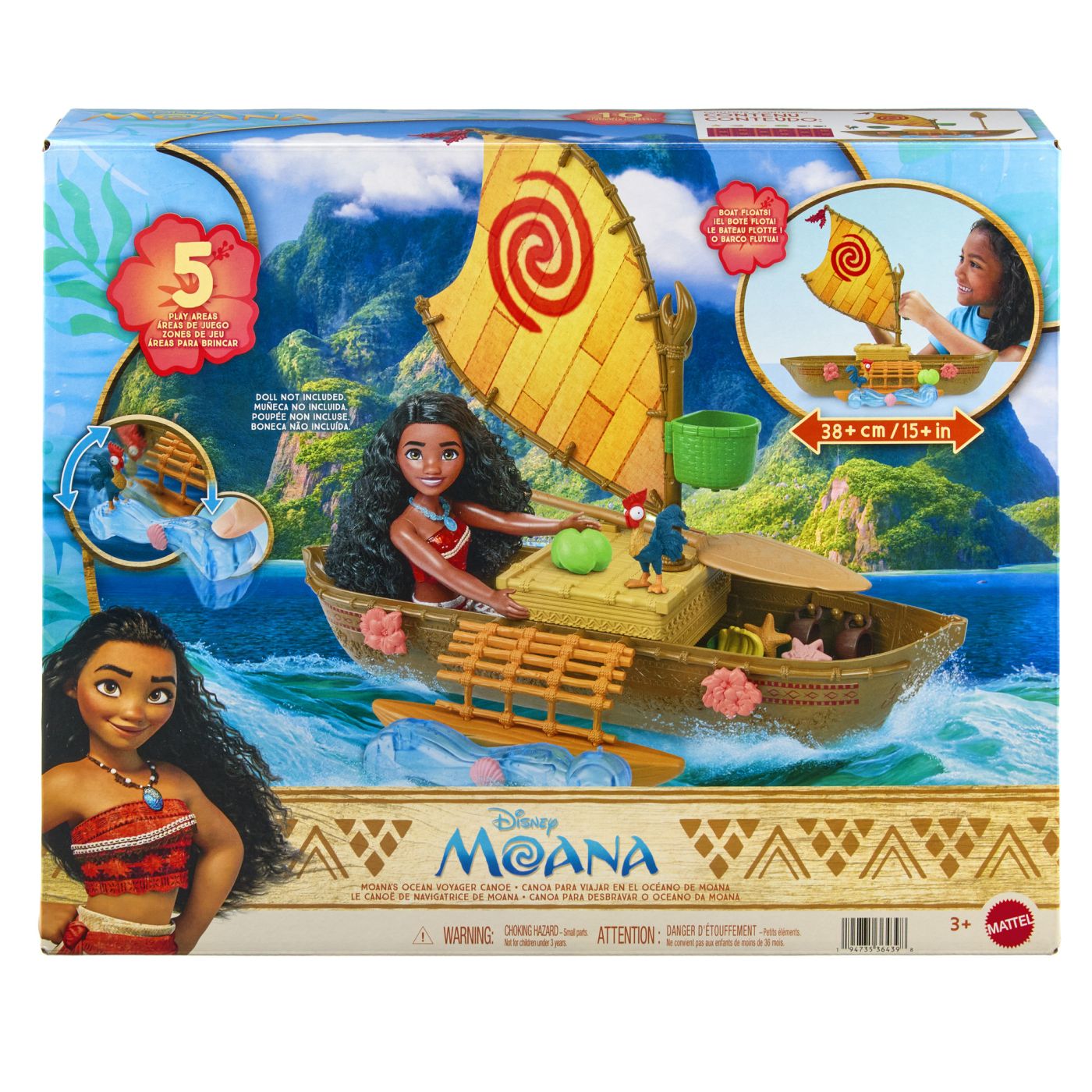 Set Barca Canoe Moana Aventura in Ocean 38cm - Mattel - Default Title [ps:fca1a5af-2668-4ef5-9f04-902ce9bd715d]