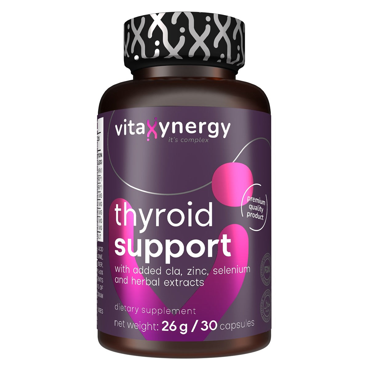 VITAXYNERGY Suport tiroidian, supliment alimentar, 30 capsule, 1 buc [ps:cf87da22-a010-405e-9e5e-14abc6a8e149]