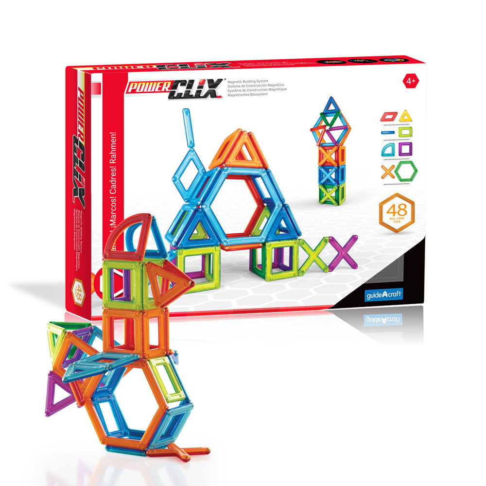 PowerClix Frames Set Magnetic 100 Piese Guidecraft - 48 [ps:c6f07841-7528-41ea-897e-44a95fa35977]