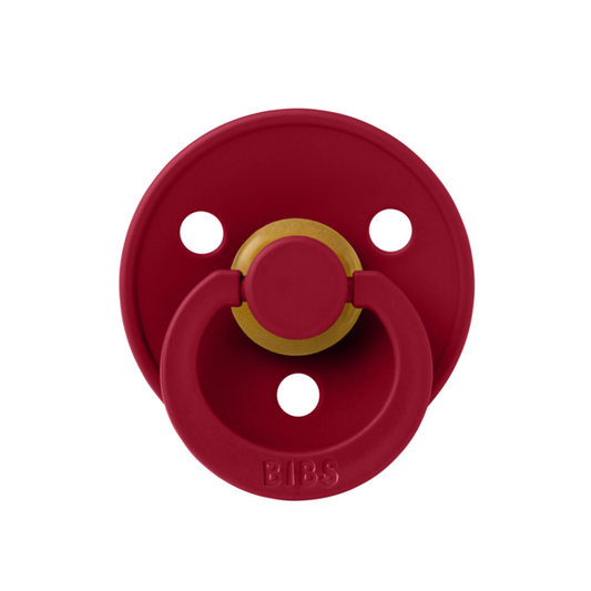 Suziță BIBS Colour Latex, Tetină Rotundă, 0 luni - Ruby - Default Title [ps:cae3cbc7-783c-4b72-a364-5925e9ea5eda]