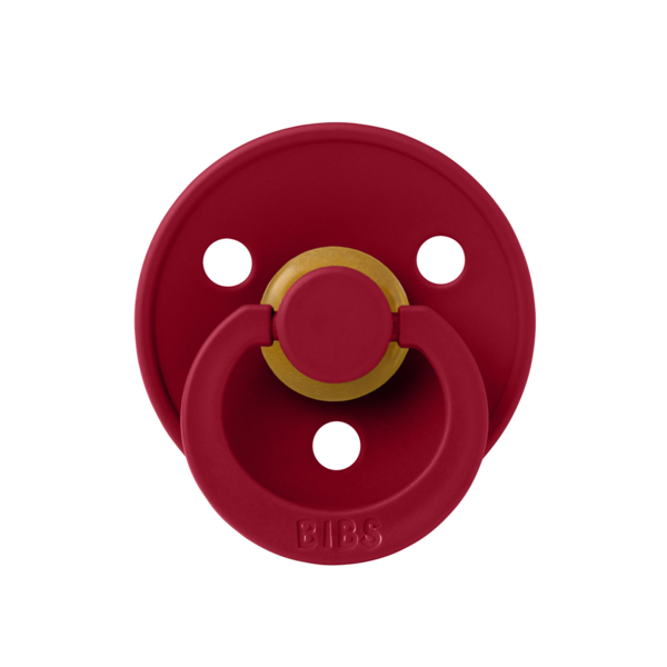 Suziță BIBS Colour Latex, Tetină Rotundă, 0 luni - Ruby - Default Title [ps:cae3cbc7-783c-4b72-a364-5925e9ea5eda]