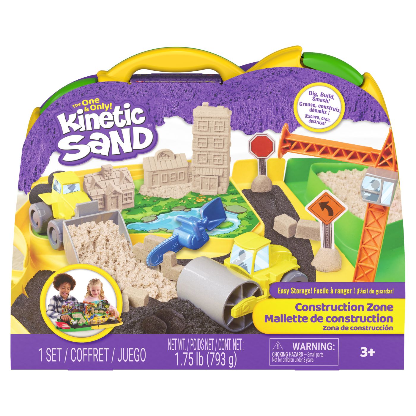 Kinetic Sand Set Zona de Construcții Spin Master - Default Title [ps:54439288-93cb-4513-886f-e66af8cce637]