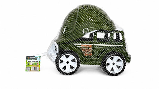 Jeep Off-Roader VIVA TOYS 32cm - Cască Militară - Verde [ps:f5664a85-b2c5-4ebb-a24b-ec96855823bc]