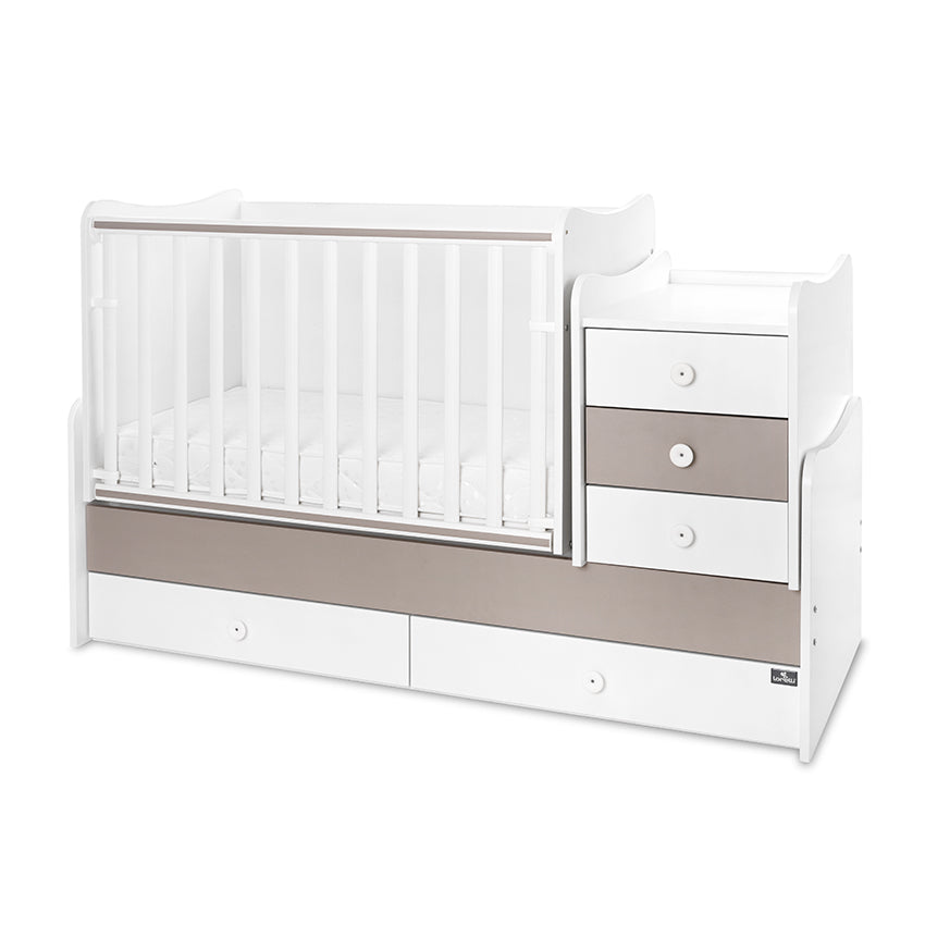 Mobilier Multifuncțional Lorelli Maxi Plus, Trio White Oak - Trio White String [ps:ac205809-d024-4a49-9346-d205260c0f74]