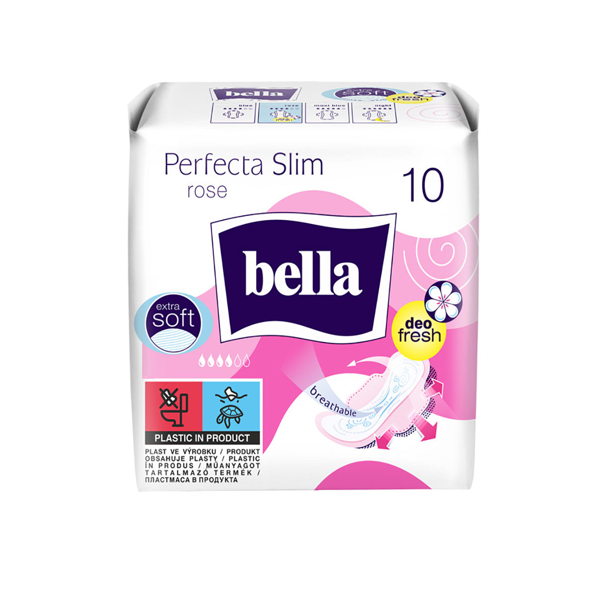 BELLA Perfecta Rose, absorbante igienice, subtiri, Normal, 10 buc [ps:e71534d1-d2fa-4a04-8e1f-e8062c26b9bf]