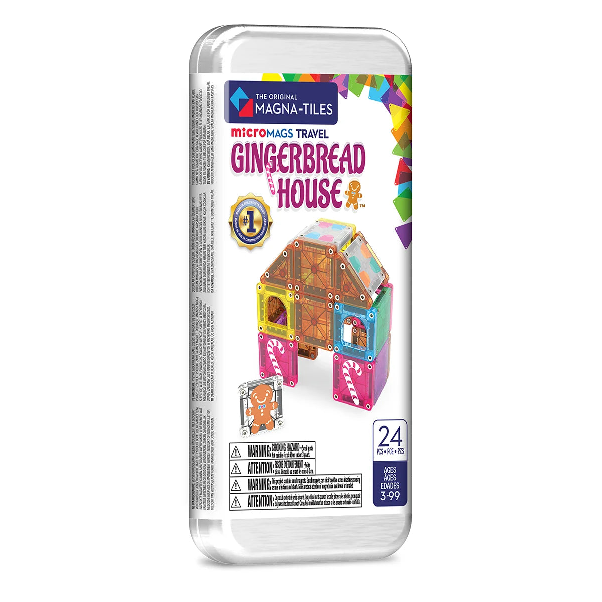MAGNA-TILES Gingerbread House Travel Set - Set Construcții - Default Title [ps:4ee5659c-d46f-4ad7-b552-1154196b48fb]