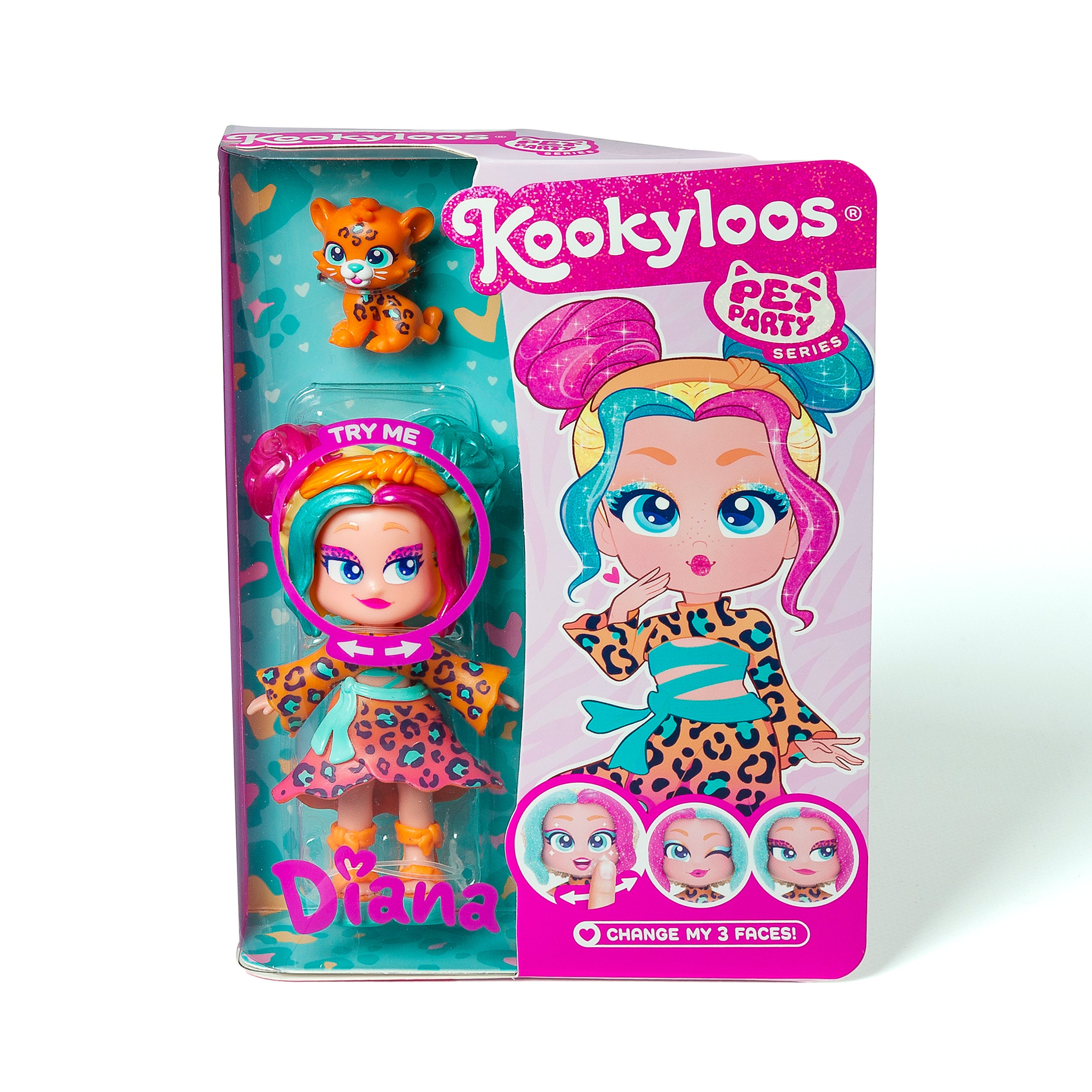 KOOKYLOOS 1 model, papusa, Pets Party, Diana [ps:62edfeea-a670-4e2a-a8bf-e13ed55cd173]