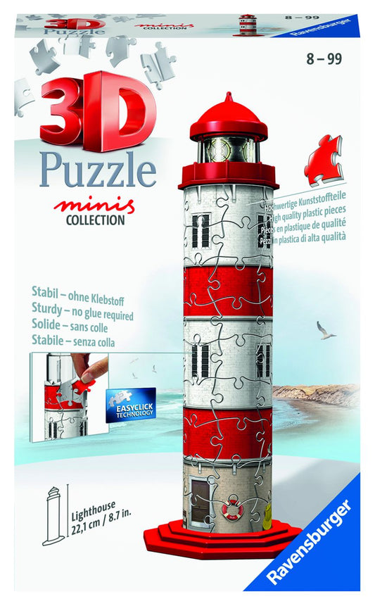 Puzzle 3D Mini Farul Ravensburger - Set Constructie 3D - Default Title [ps:4dbdae64-007d-45a6-b436-378a8805a2bc]