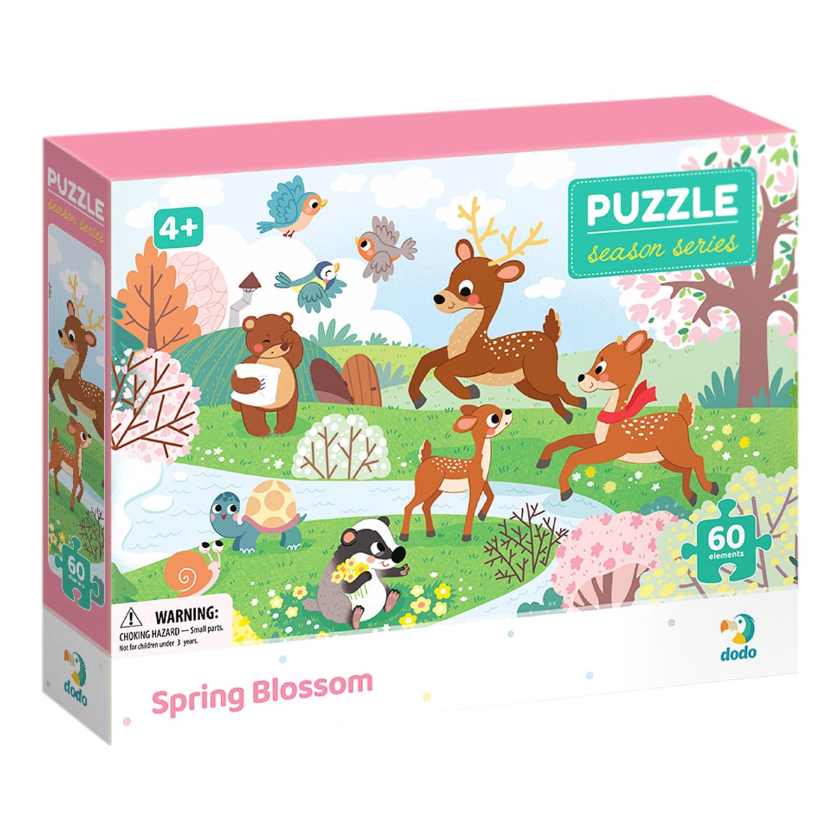 Puzzle Primăvara în floare, 60 piese - Dodo Toys - Default Title [ps:29d7d7d6-0652-4bd0-b477-c4ce0ebbc97c]