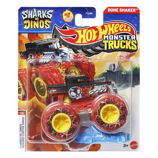 Hot Wheels Monster Truck Bone Shaker Sharks vs Dinos | - Default Title [ps:15235937-edeb-461d-9081-33441c687b28]